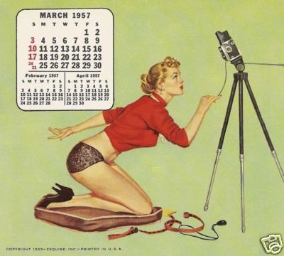 1957 pinup girl Sexting 1957