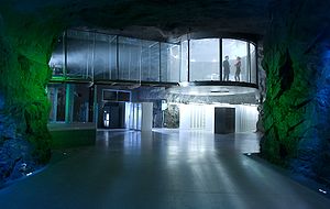 The Swedish Banhof facility, raided along with female employees, Friday evening
