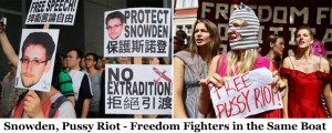 Snowden and Pussy Riot fled Russia before dumping power point plans for European invasion