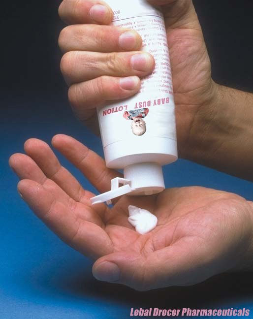 Baby Dust Lotion by Lebal Drocer Pharmaceuticals babydust lotion New Miracle breakthrough drug containing dead baby flesh adds years to your sex life