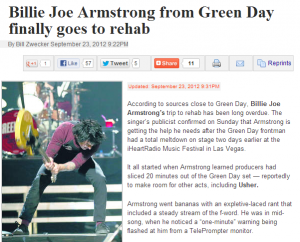 billiejoe billiejoe 300x242 Billie Joe Armstrong Kills Rock and Roll