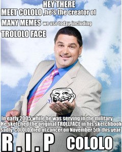 Internet runs out of new memes cololo 240x300 Internet runs out of new memes