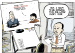Global warming cartoon