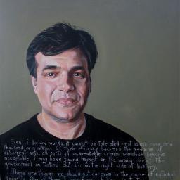Portrait of Kiriakou, by artist unknown, taken from Kiriakou's Twitter account