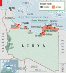 libyan war map