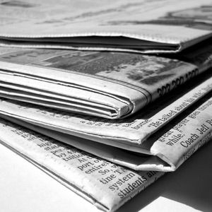 Newspapers no longer paper newspapers News no longer newsworthy