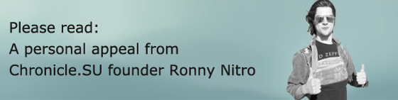 personal appeal A personal appeal from Chronicle.SU founder Ronny Nitro